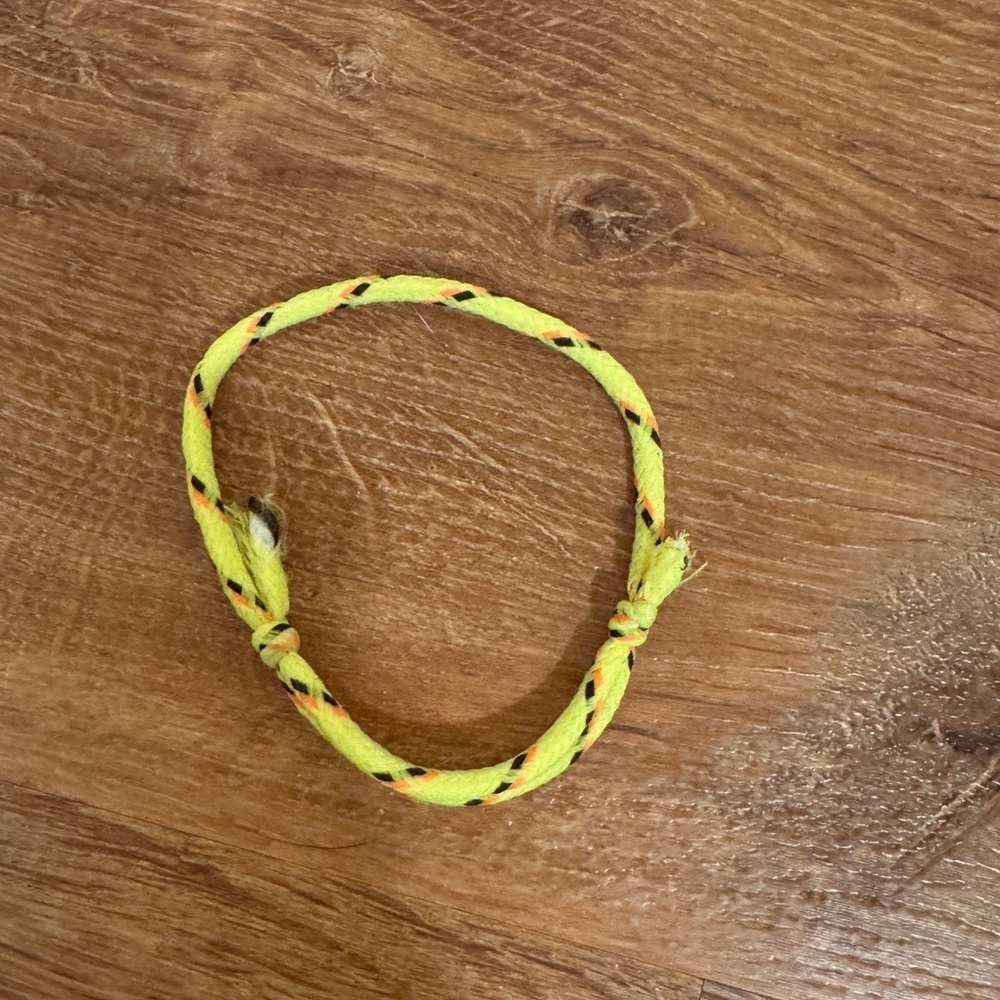 Yellow and Black Rope Bracelet​​​​​